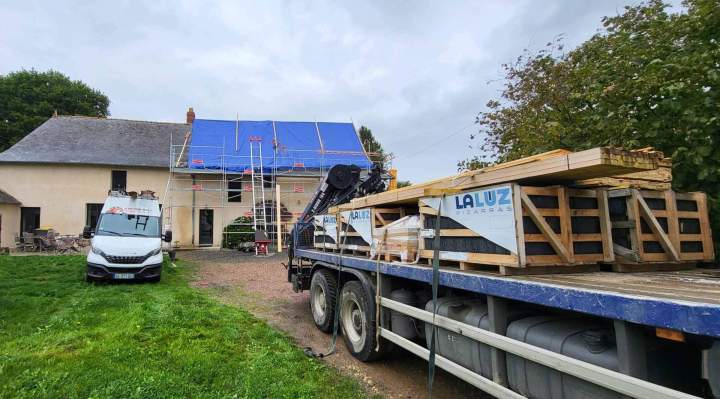 Remise en état toiture Montauban de Bretagne